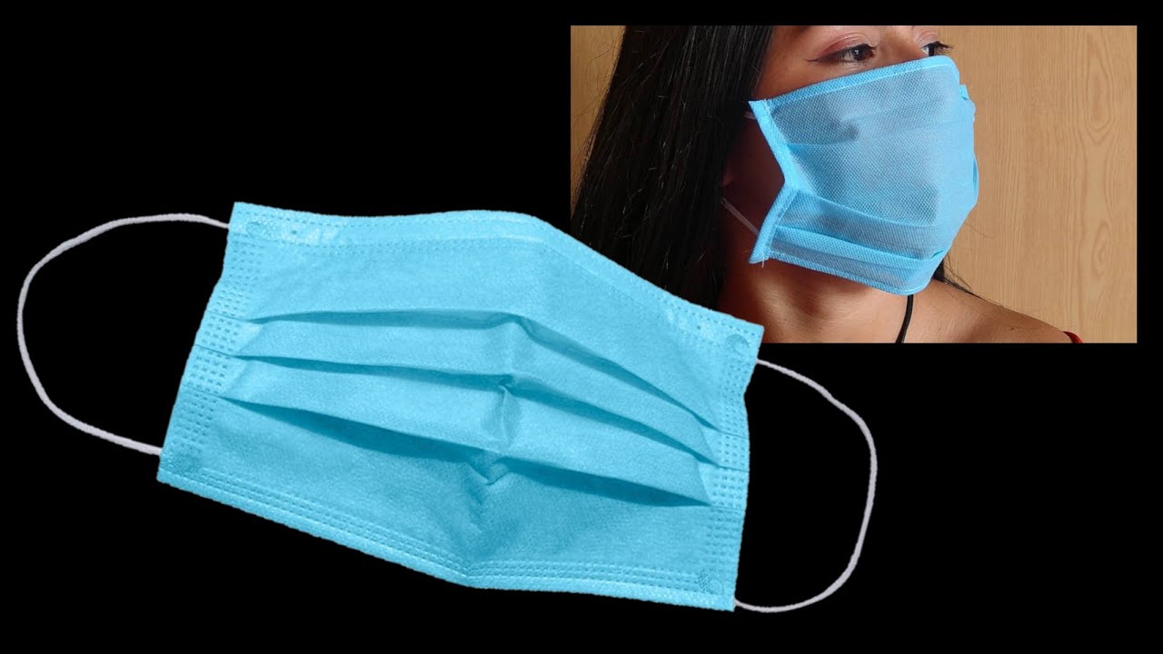 Cómo hacer un TAPABOCAS en 3 minutos ! Muy fácil !