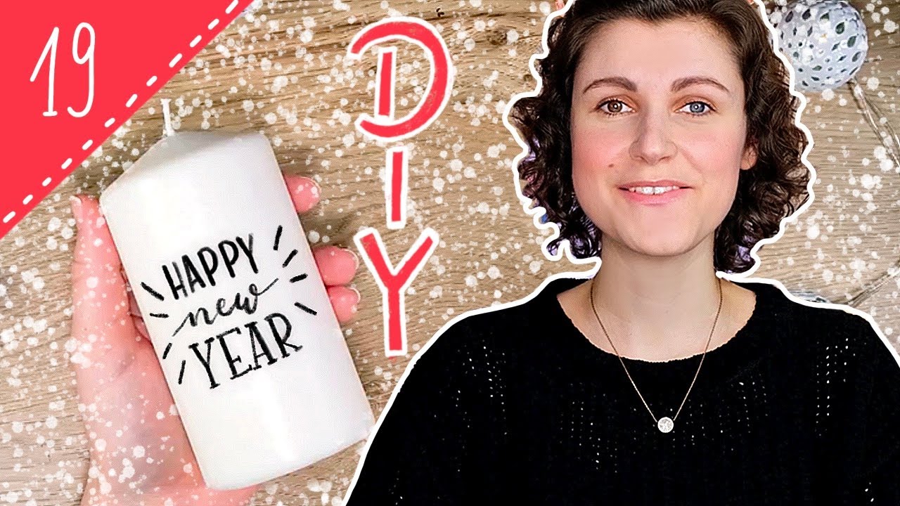Kerzen beschriften mit Seidenpapier | Lettering & Wachs? 😬 #EinfachLilienhaftImAdvent
