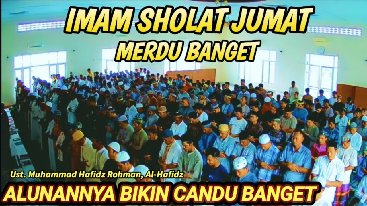 imam sholat jumat merdunya luar biasa banget.  bikin merinding