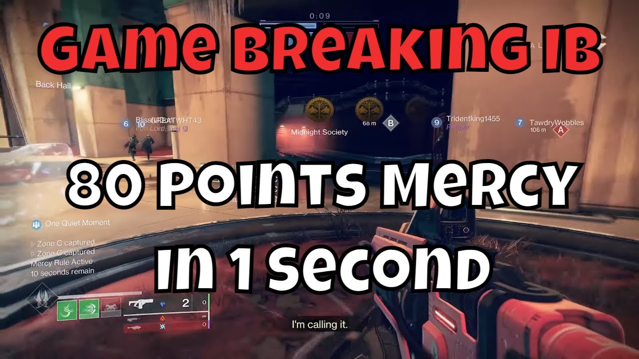 I Broke Iron Banner - 80 Points In 1 Second IB Cheese Glitch Bug Khepris Horn Disabled