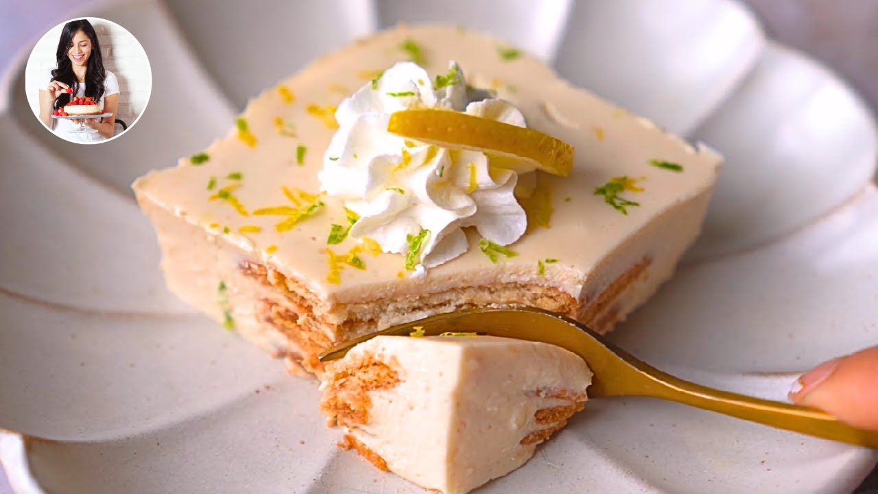 Postre Cremoso de Lim&oacute;n Sin Az&uacute;car, Sin Horno, Sin Complicaciones! | Auxy