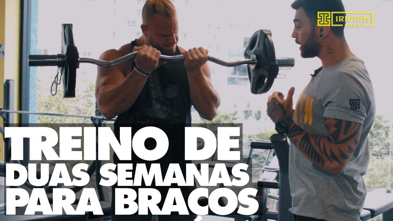 Um treino de duas semanas insano para você trincar os braços