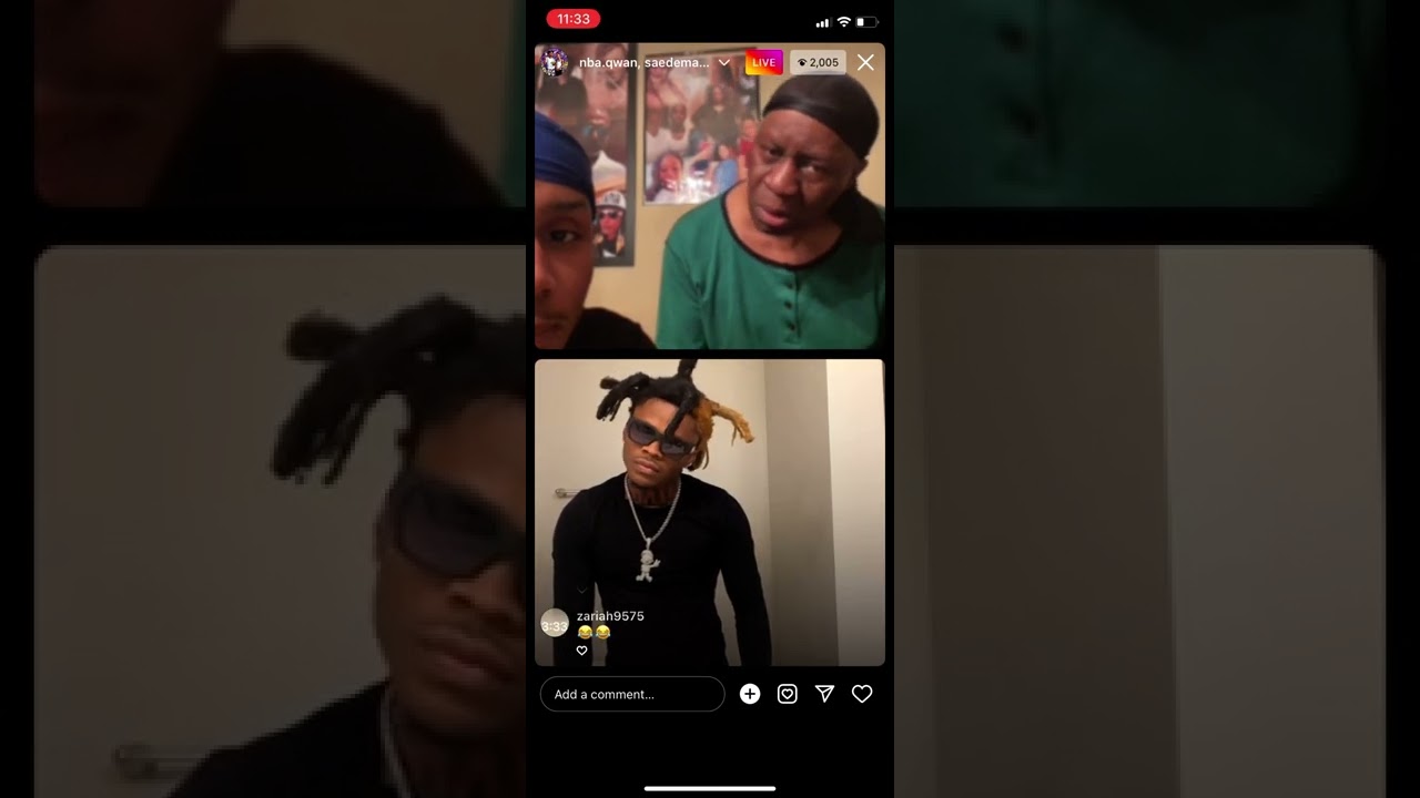 Cho Cho x Qwan scared of Mario