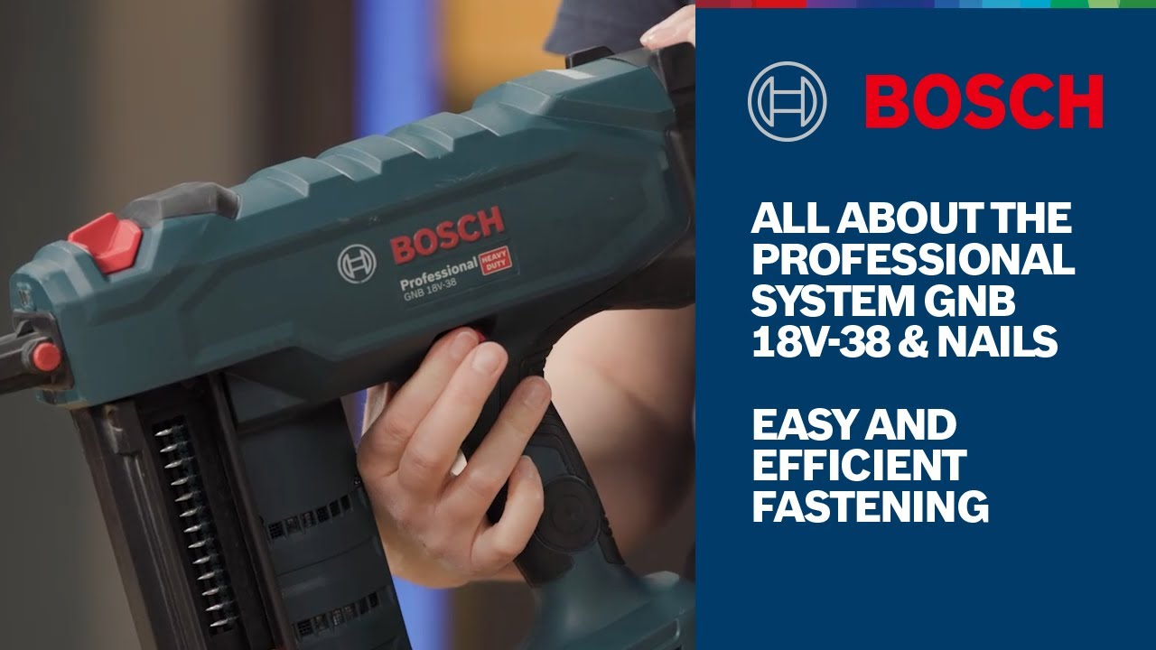 All About the Professional System GNB 18V-38 & Nails