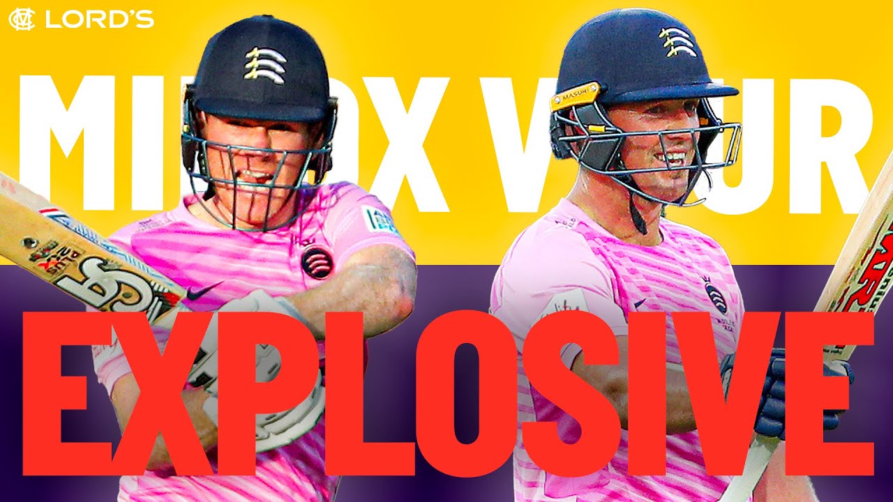 Explosive Eoin Morgan and AB de Villiers Partnership At Lord's 💥 | Middlesex v Surrey T20 2019