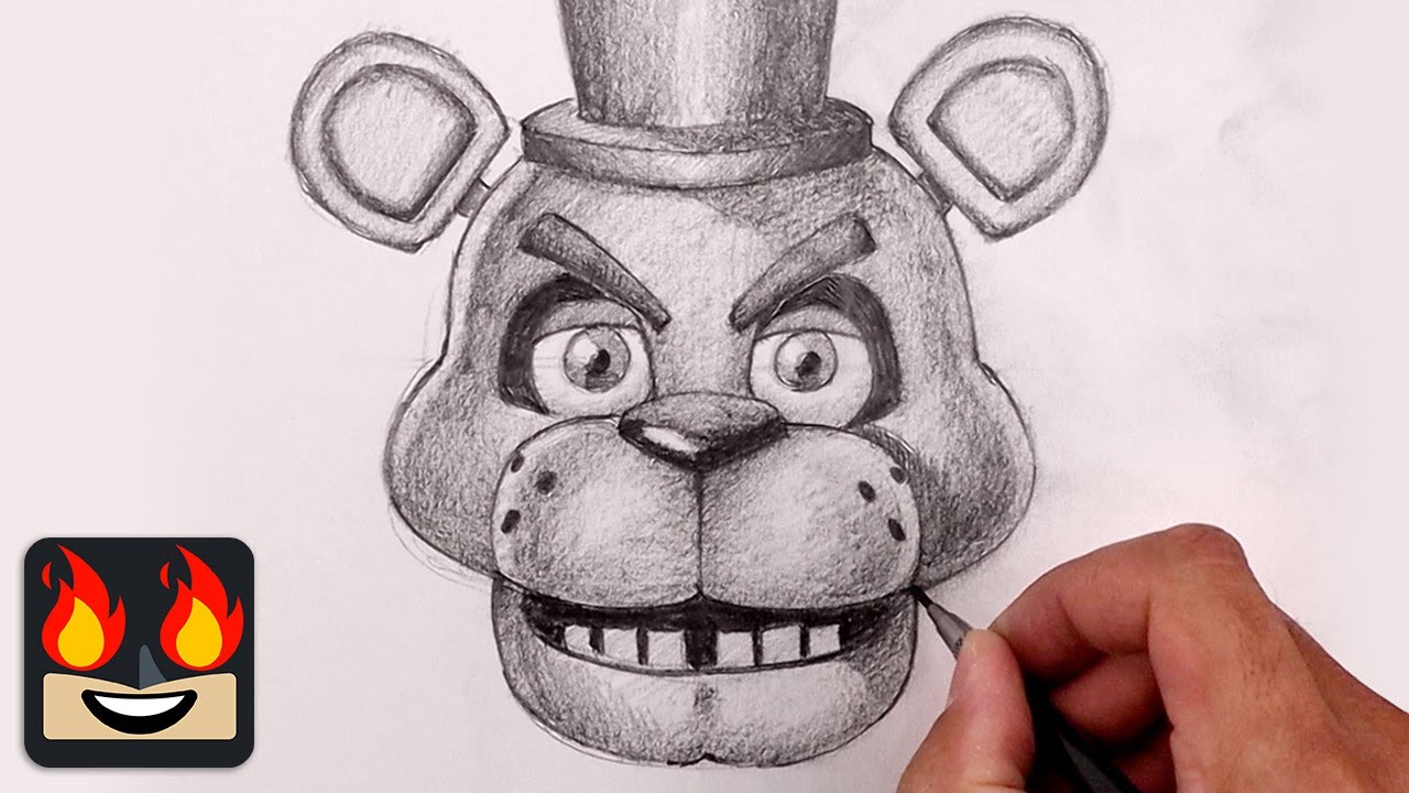 How To Draw Freddy Fazbear | Five Nights at Freddy's