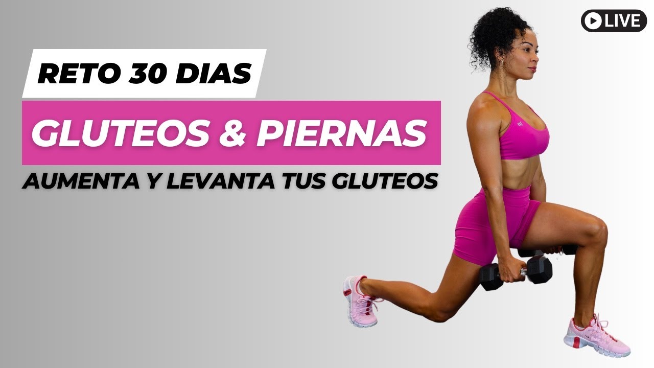 RUTINA INTENSA PARA AUMENTAR GLUTEOS Y PIERNAS  ( Adios flacidez y celulitis )