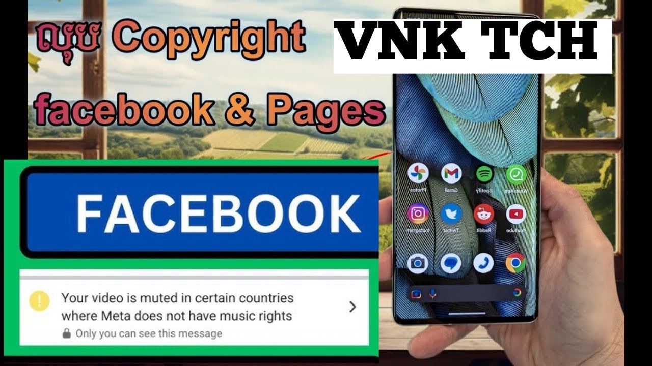 របៀបដោះ Copy Right Facebook Page លើវីដេអូ