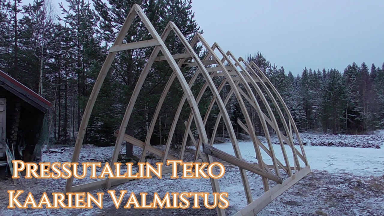 Trailerille oma pressutalli - Lautakaarien Valmistus