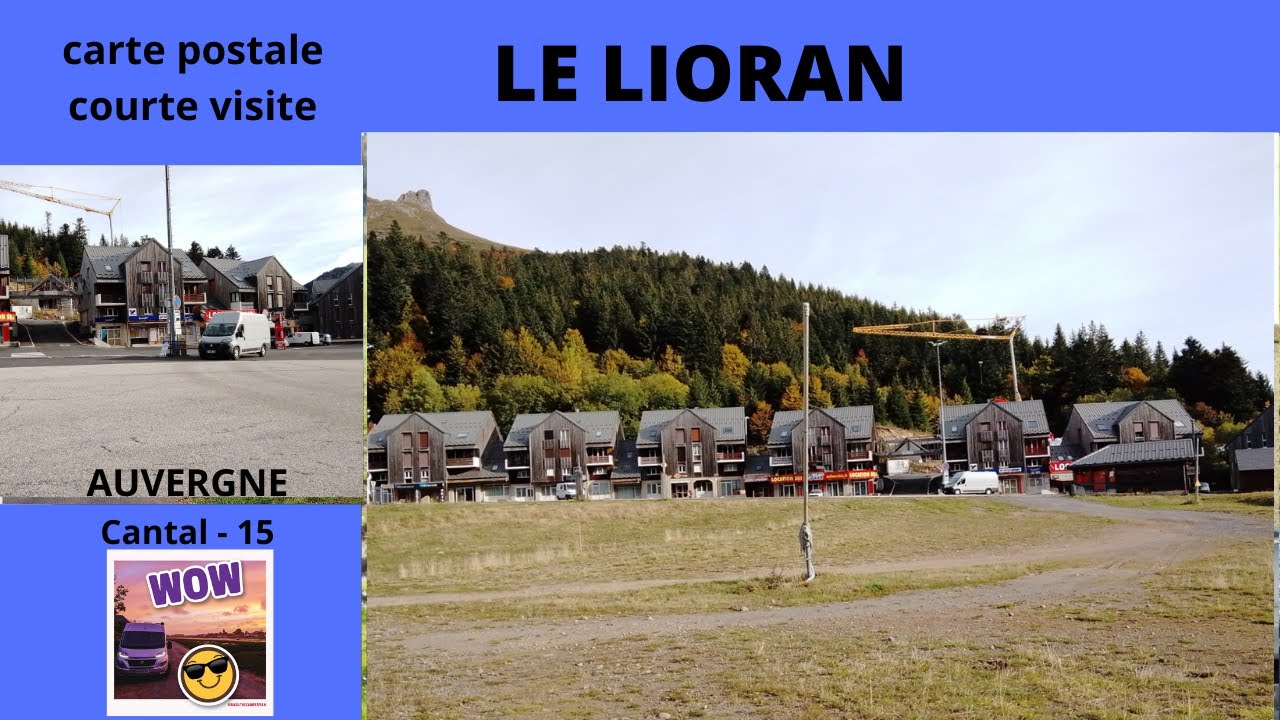 #LE LIORAN , station d'hiver hors saison, en Auvergne