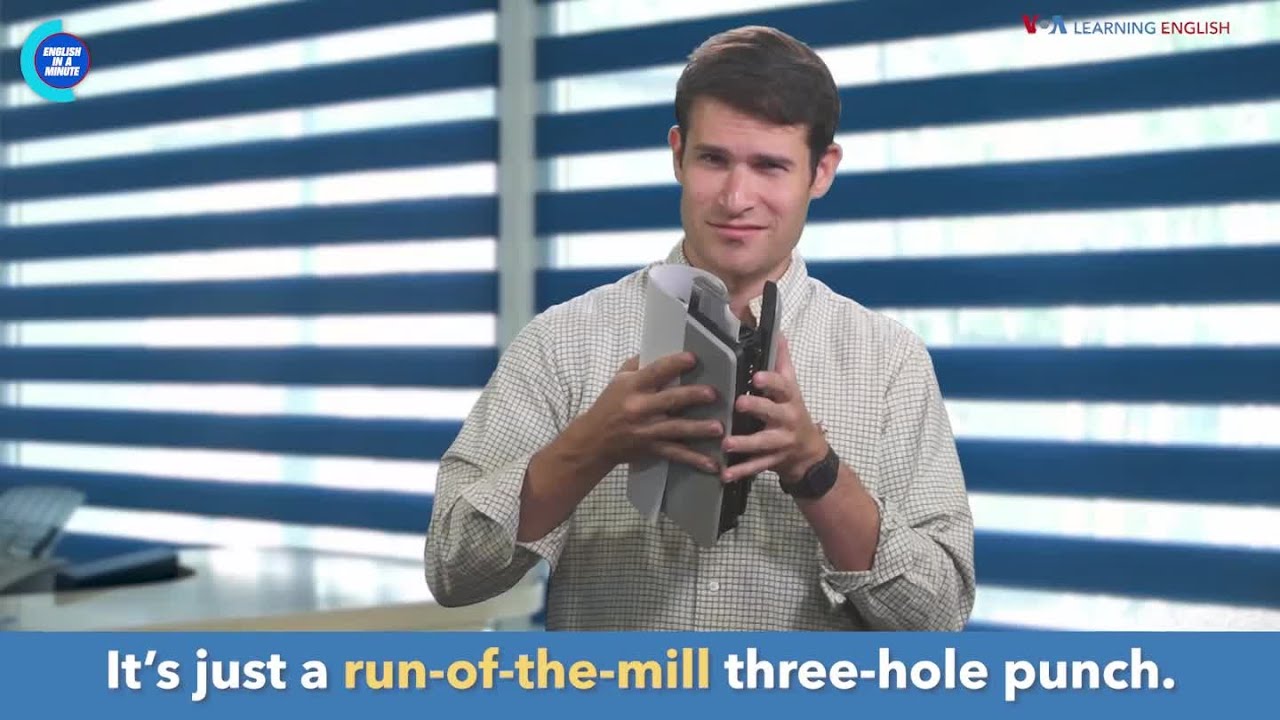 English in a Minute: Run-of-the-Mill