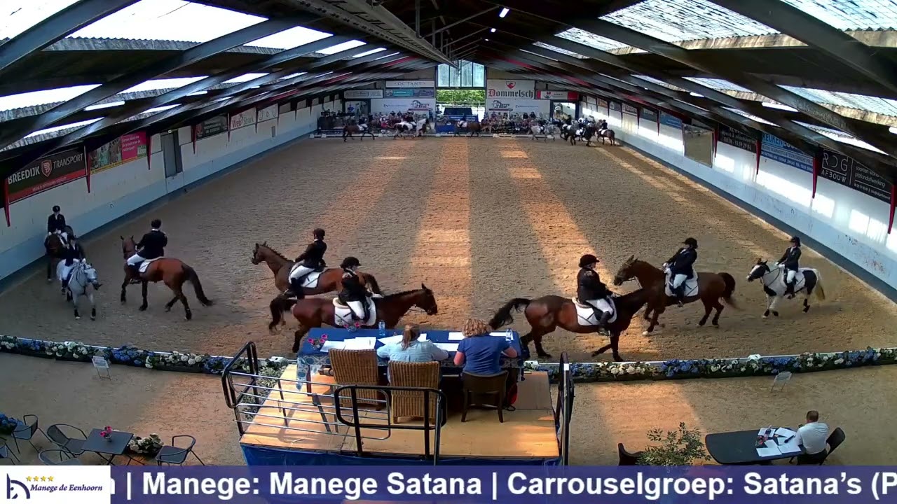 Satana's Pride 1 - VCN Carrouselwedstrijd - Manege de Eenhoorn - 12 Juni 2022