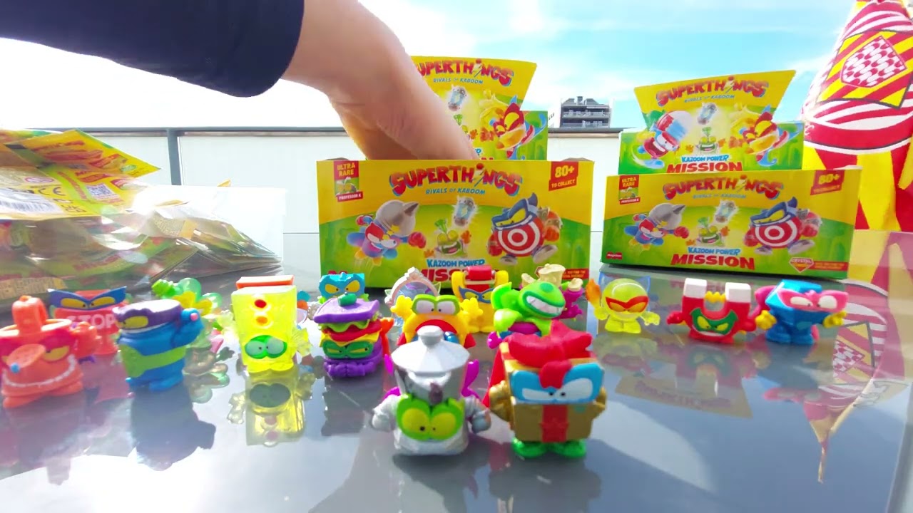 ⚡️Unboxing 25 Sobres De Superthings Kazoom Power Mission⚡️