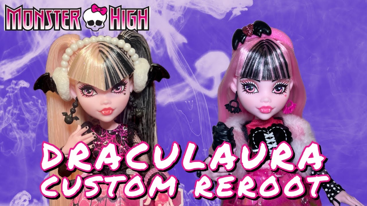 Дракулаура в БЛОНДИНКЕ?! Monster High Skulltimate Secrets: кукла-кошка, перекорм и рестайлинг!! 💕🦇⚰️