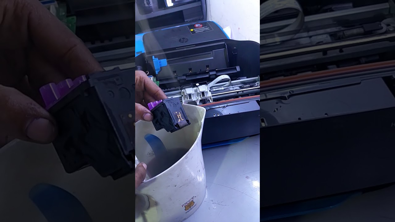 What should we do to fix the clogged or blocked HP 419 print head? How to clean HP 419 
