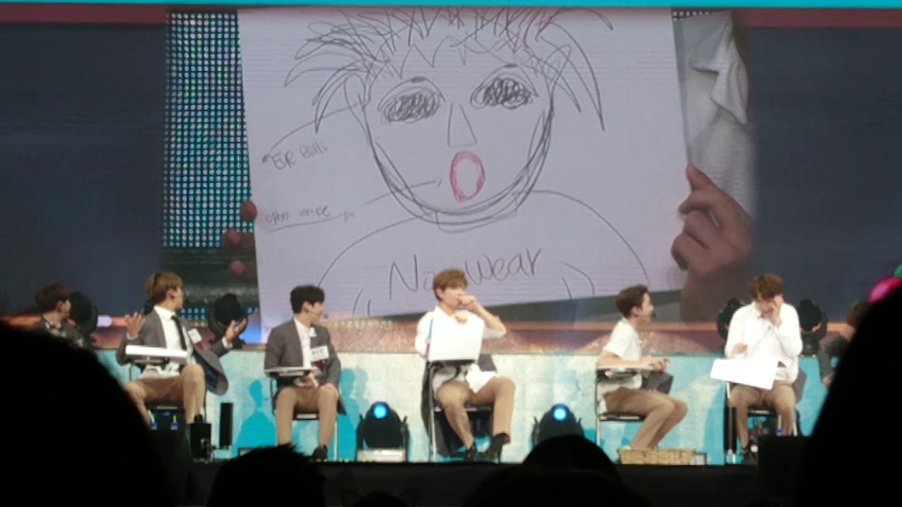 170922 Wanna One Singapore fanmeet Art Class