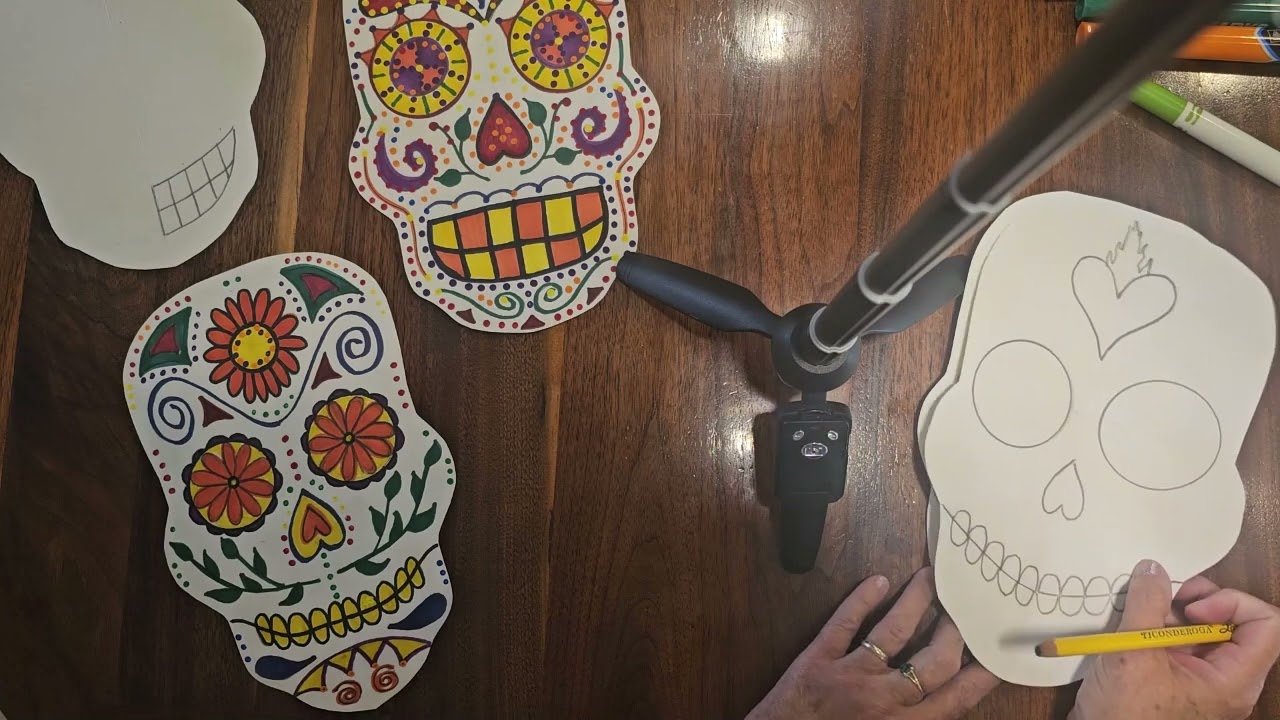 Symmetrical Skull  (Sugar Skull style)