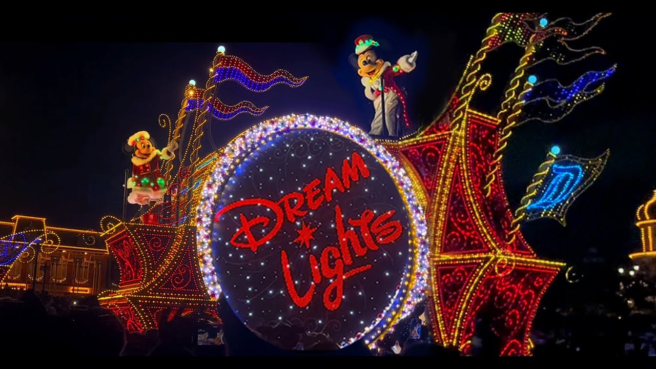 [4K/full] 2023 도쿄디즈니랜드 일렉트리컬 퍼레이드-드림라이트 크리스마스 ver. / Tokyo Disneyland Electrical Parade Dreamlights