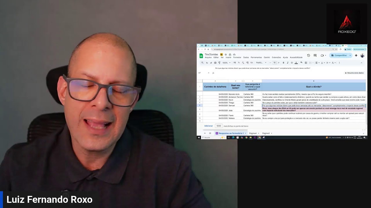 Tira Dúvidas - 04/03/2026