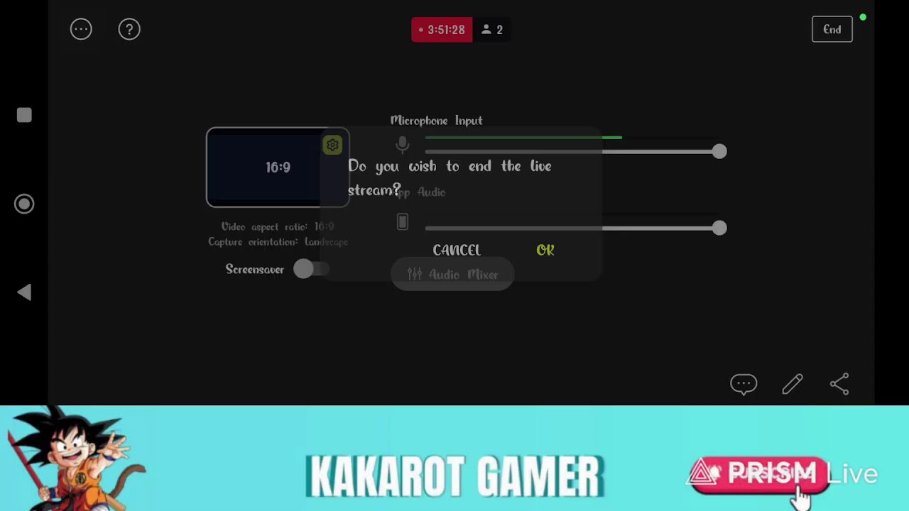 Live streaming of KAKAROT GAMER