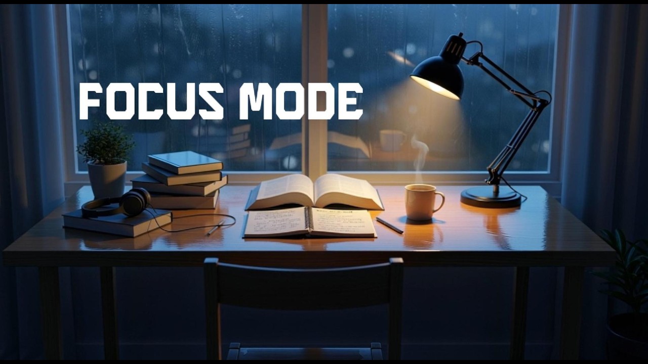3AM Rain LoFi 🌙  2 Hours Study, Focus & Calm Night Music