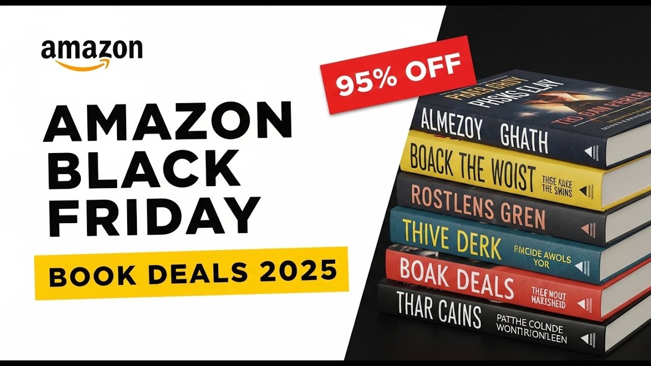 125 Amazon Black Friday Book Deals 2025 (Up to 95% Off!)