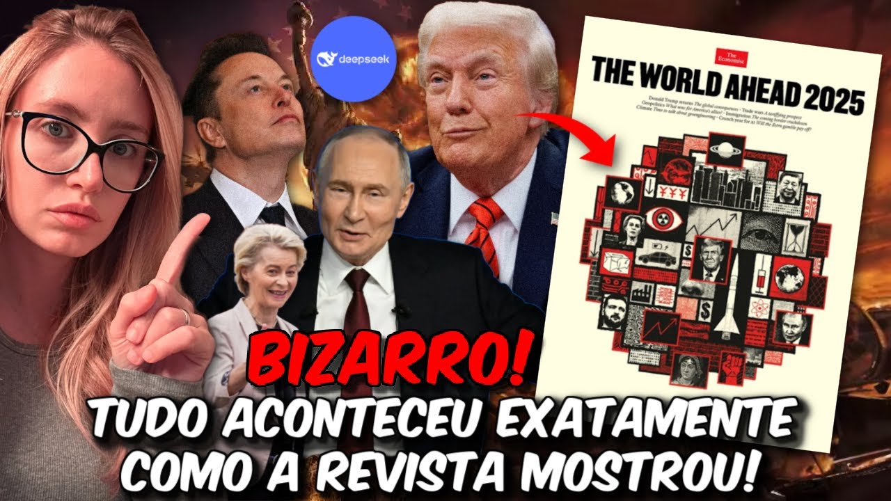 COMO PODE? A agenda da ELITE para SE CUMPRIU! A CAPA DA THE ECONOMIST ACERTOU TUDO!