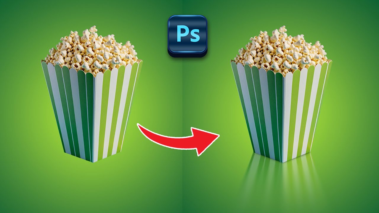 Create reflection effect in Adobe Photoshop