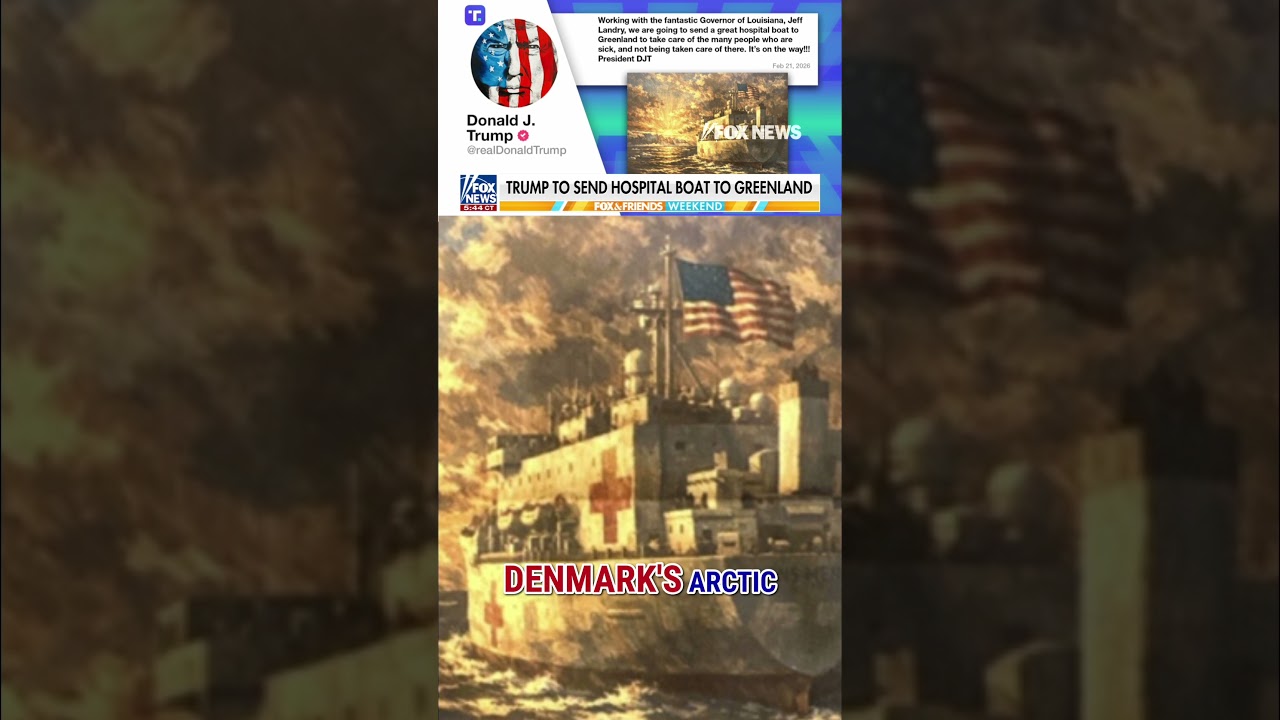Trump sends hospital boat to Greenland #foxnews #news #us #fox