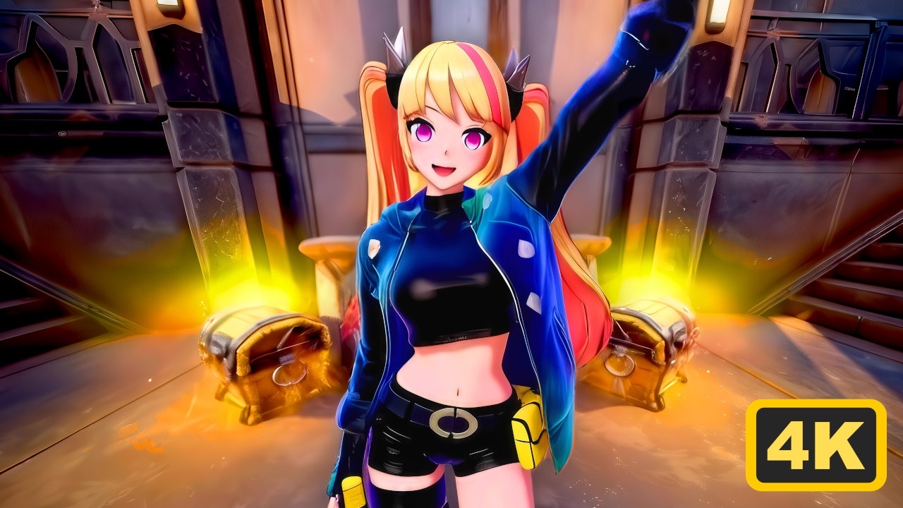 La skin LENNOX ROSE (Celestial) es GENIAL | Fortnite 4K Gameplay