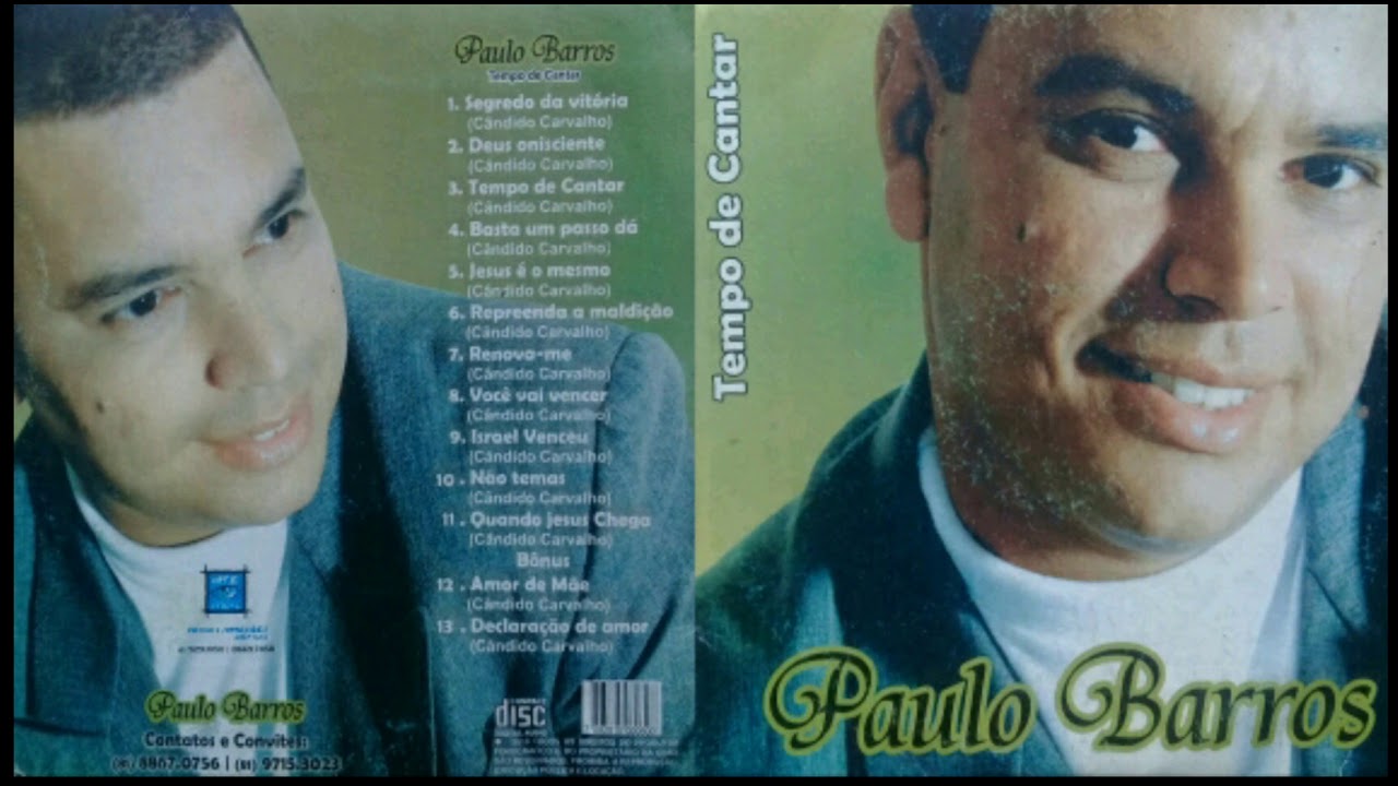 PAULO BARROS CD TEMPO DE CANTAR
