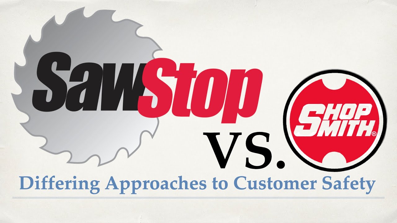 SawStop против Shopsmith: Что, если бы Давиду было 70 лет, когда он встретился с Голиафом?