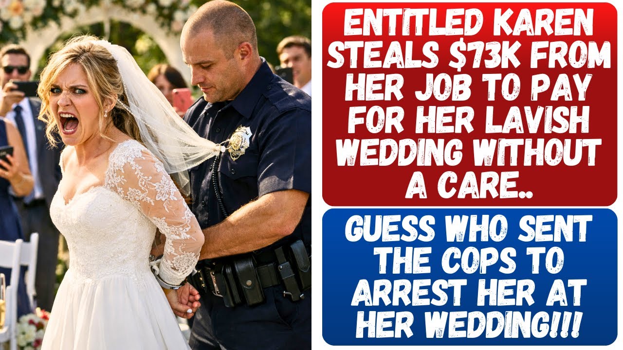 KAREN GETS ARRESTED AT HER OWN WEDDING IN FRONT OF HER GUESTS AFTER EMBEZZLING $73K FROM HER JOB!!!