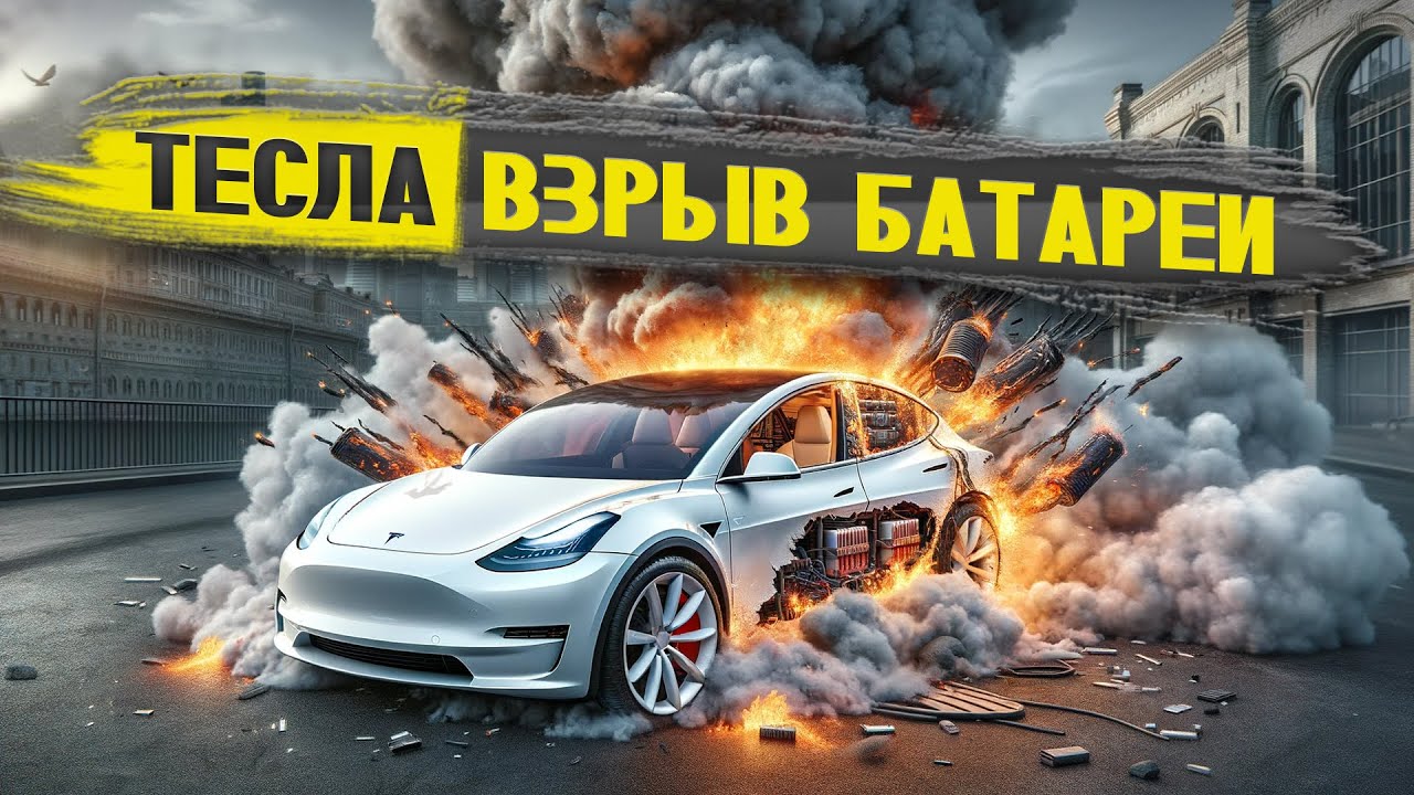 Тесла взрыв в батареи Фургон с сюрпризами внутри Спасли котят от смерти