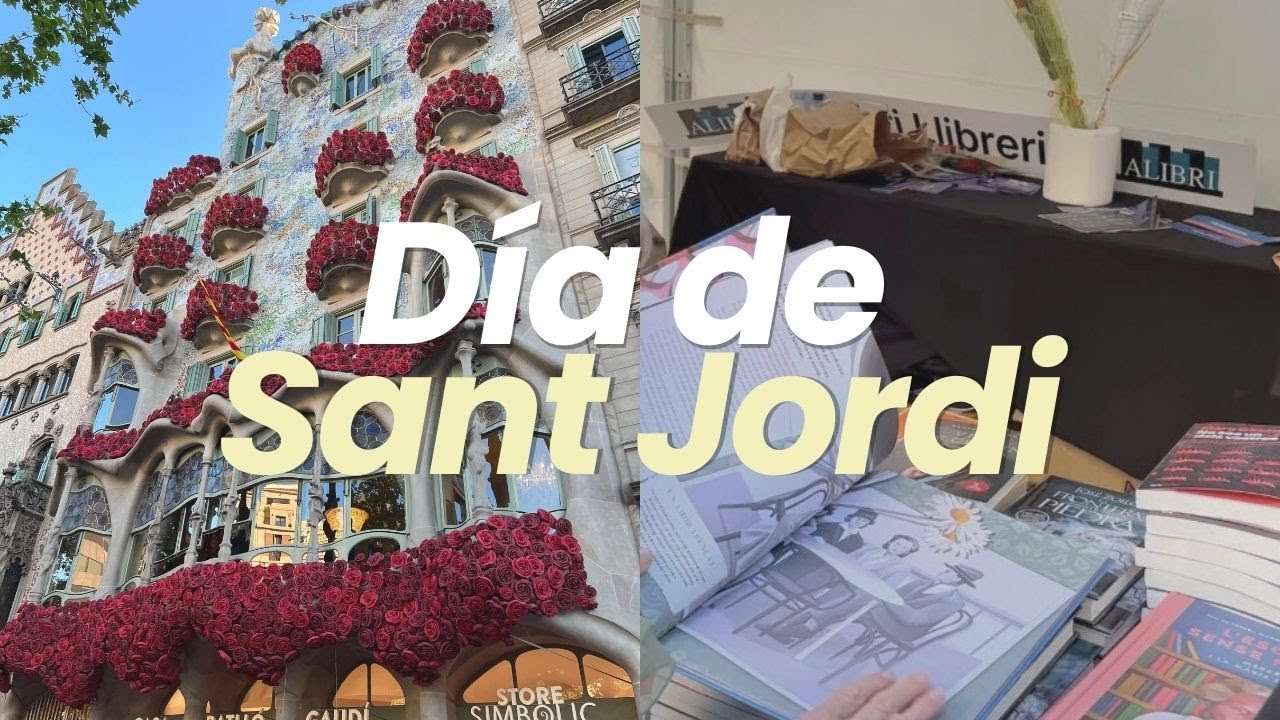 Sant Jordi 2023🌹 + visitando por primera vez el Spotify Camp Nou ⚽