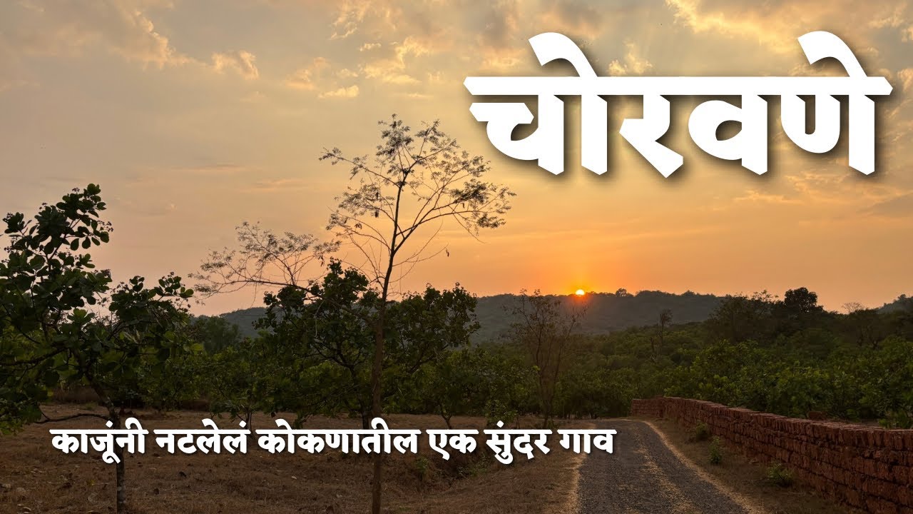 अक्षरशः काजूंनी नटलेलं कोकणातील एक सुंदर गाव | चोरवणे | Choravane Village Kokan Sangmeshwar #Cashew
