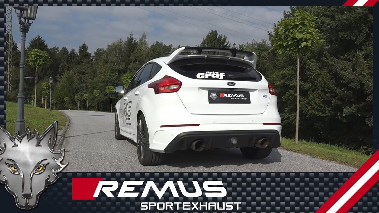Ford Focus III RS with REMUS cat-back system