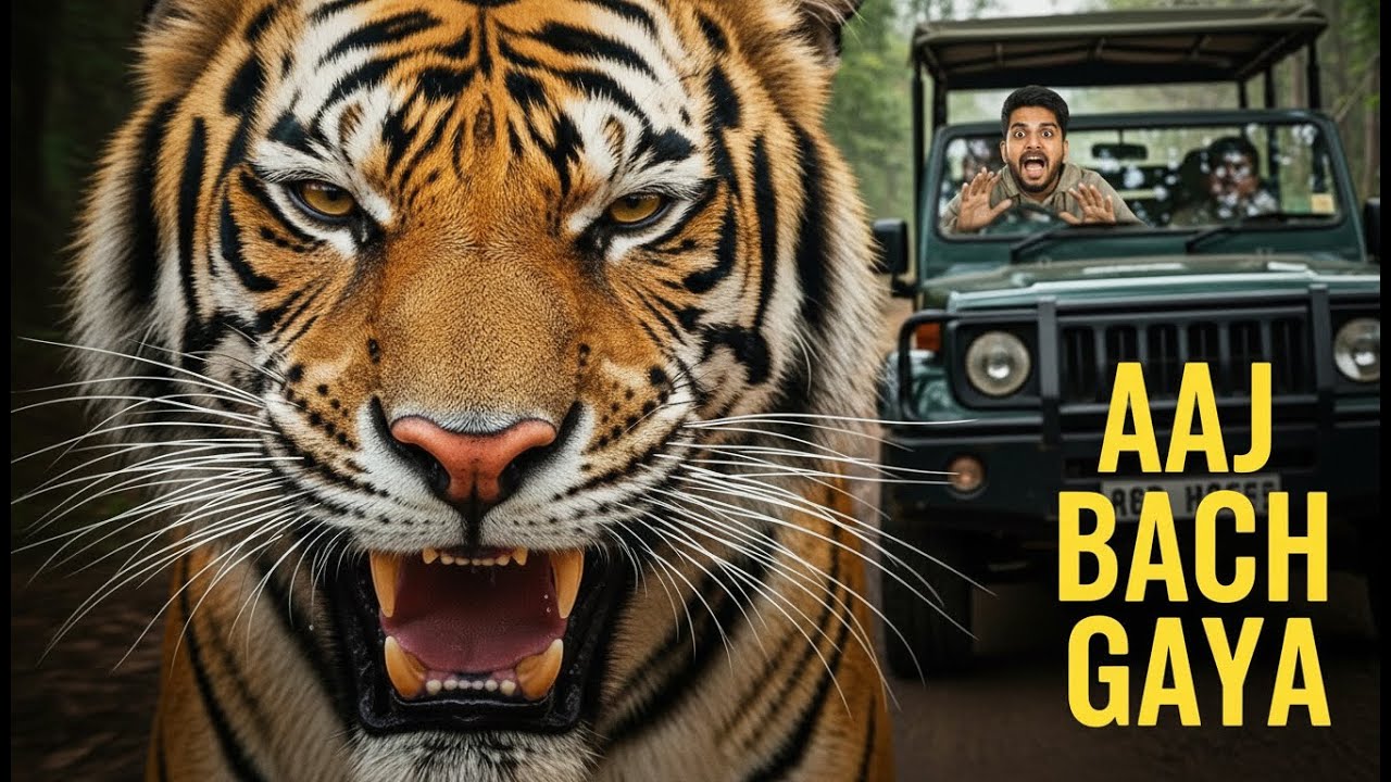 Tiger Bilkul Samne 😱 | Nandan Van Safari Mein Zindagi Ka Sabse Khaufnaak Pal
