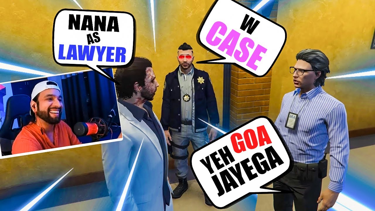 Nana Bhai As Lawyer | W Case | Nopixel india