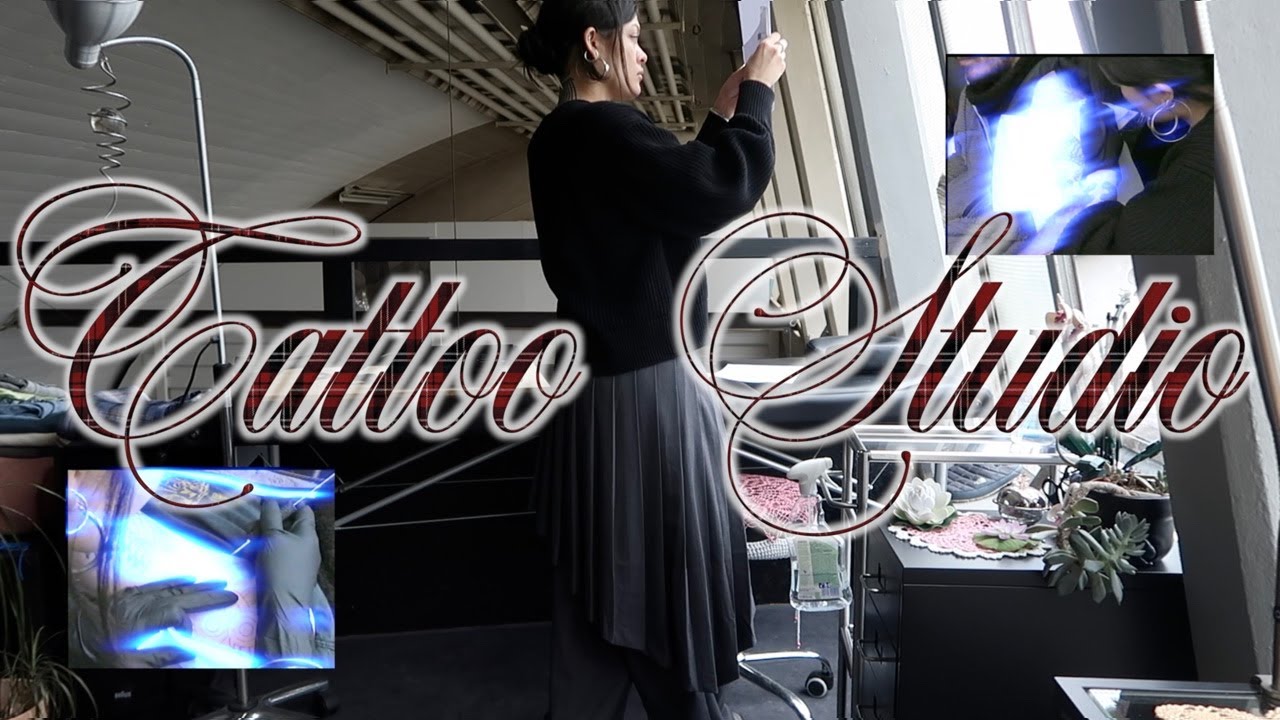Tattoo studio vlog ⋆༺♡༻* - getting back to tattooing