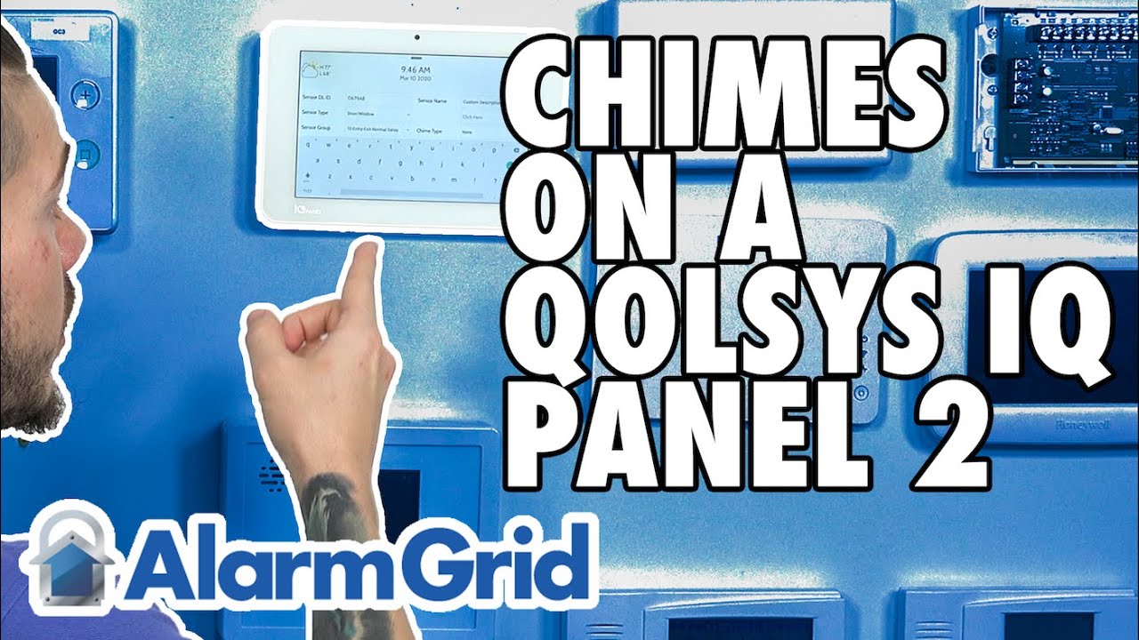 Использование функции Chime на панели Qolsys IQ 2