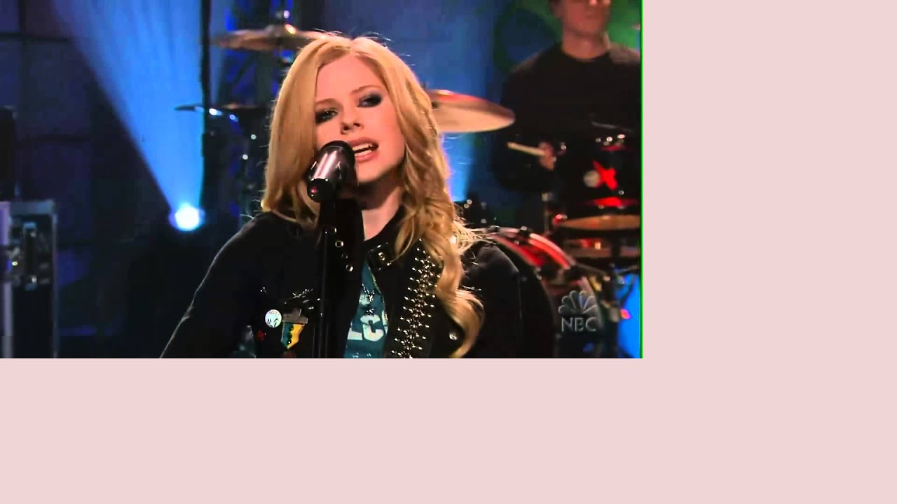 Avril Lavigne   The Tonight Show   HDTV