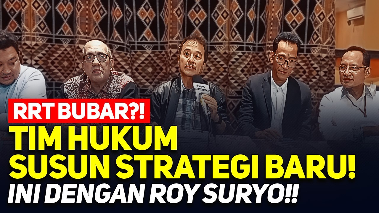 LIVE! RRT BUBAR?! TIM HUKUM SUSUN STRATEGI BARU! INI DENGAN ROY SURYO!!