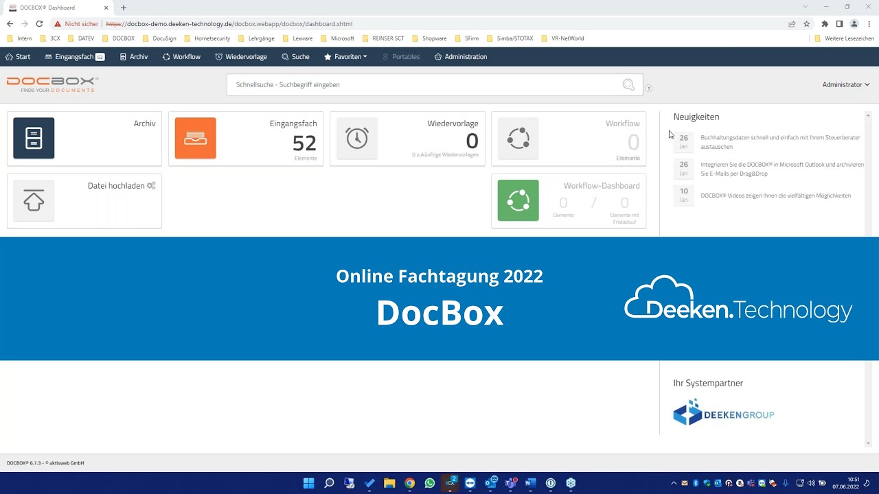 Vorstellung DocBox - Online-Fachtagung 2022