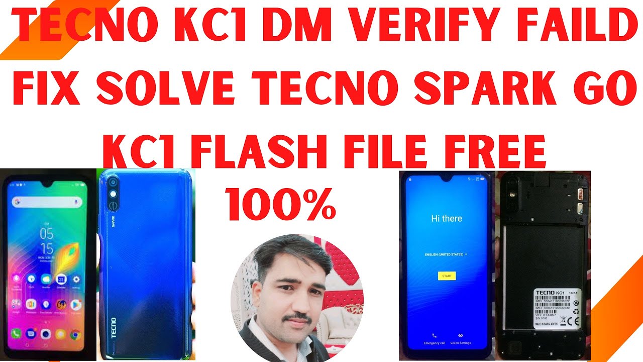 Tecno KC1 Dm Verify Faild Fix Solve||Tecno Spark Go Kc1 flash file||Tecno KC1 hang on logo