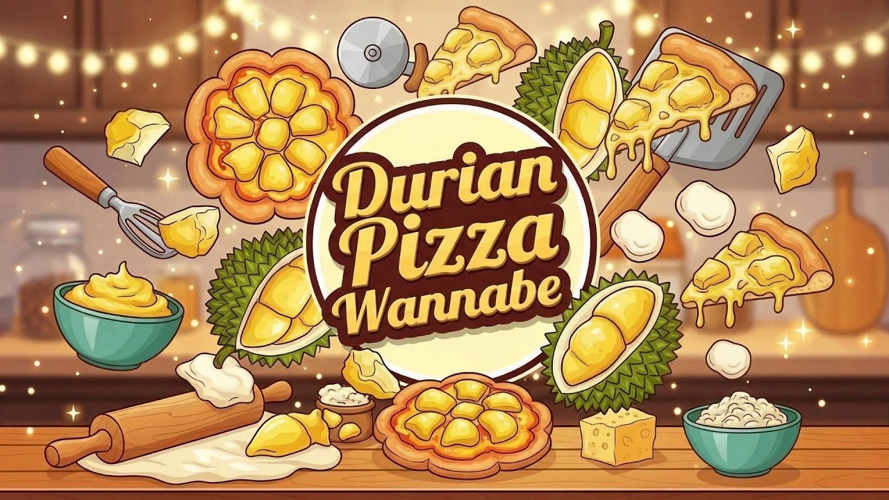 💮 Flower Shape PIZZA 🍕 Durian 🔴LIVE! at Night Market 🏪