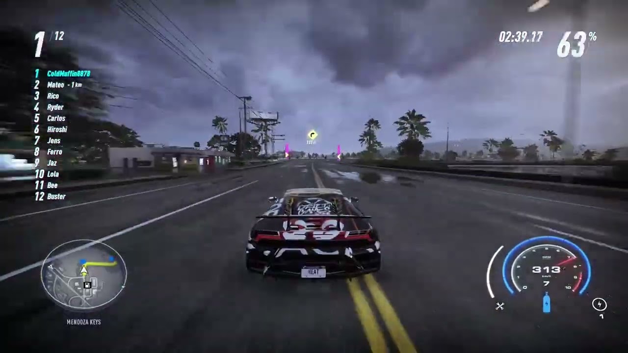 World’s super duper hyper high sonic modified Koenigsegg Regera R in NFS Heat sprint race Columbia