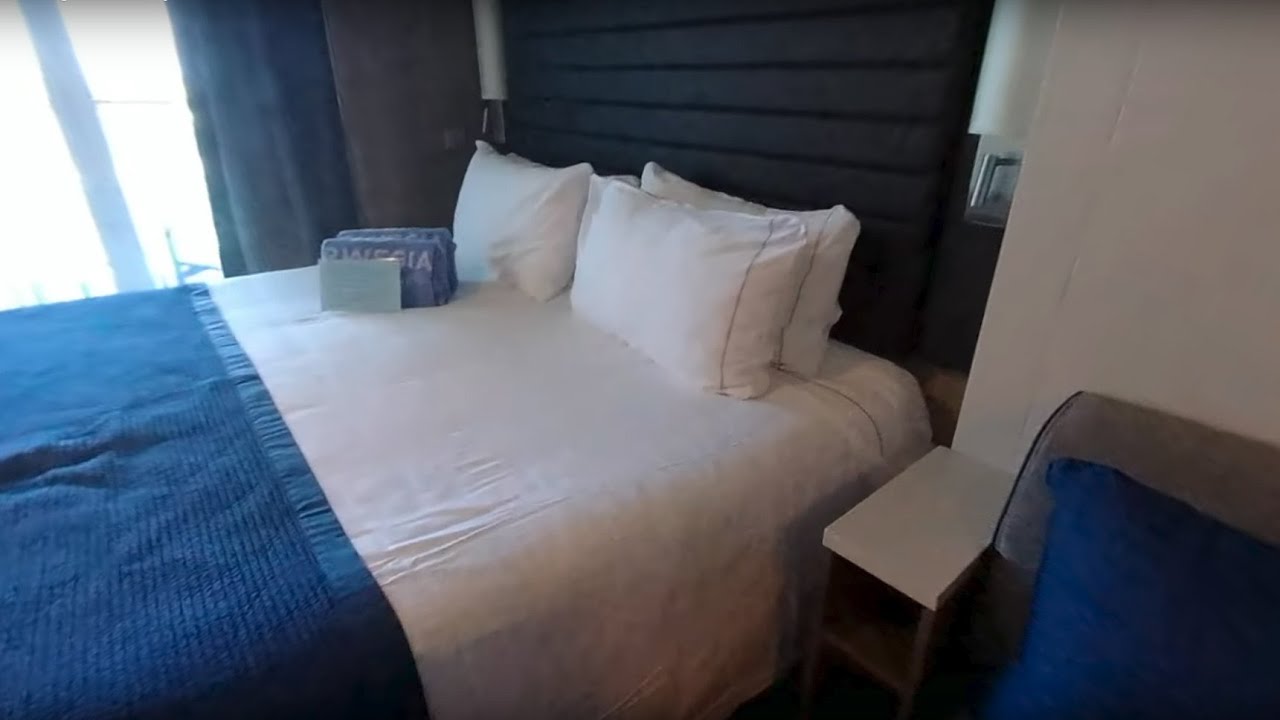 NCL Bliss Angled Balcony Cabin 360 Tour 13852