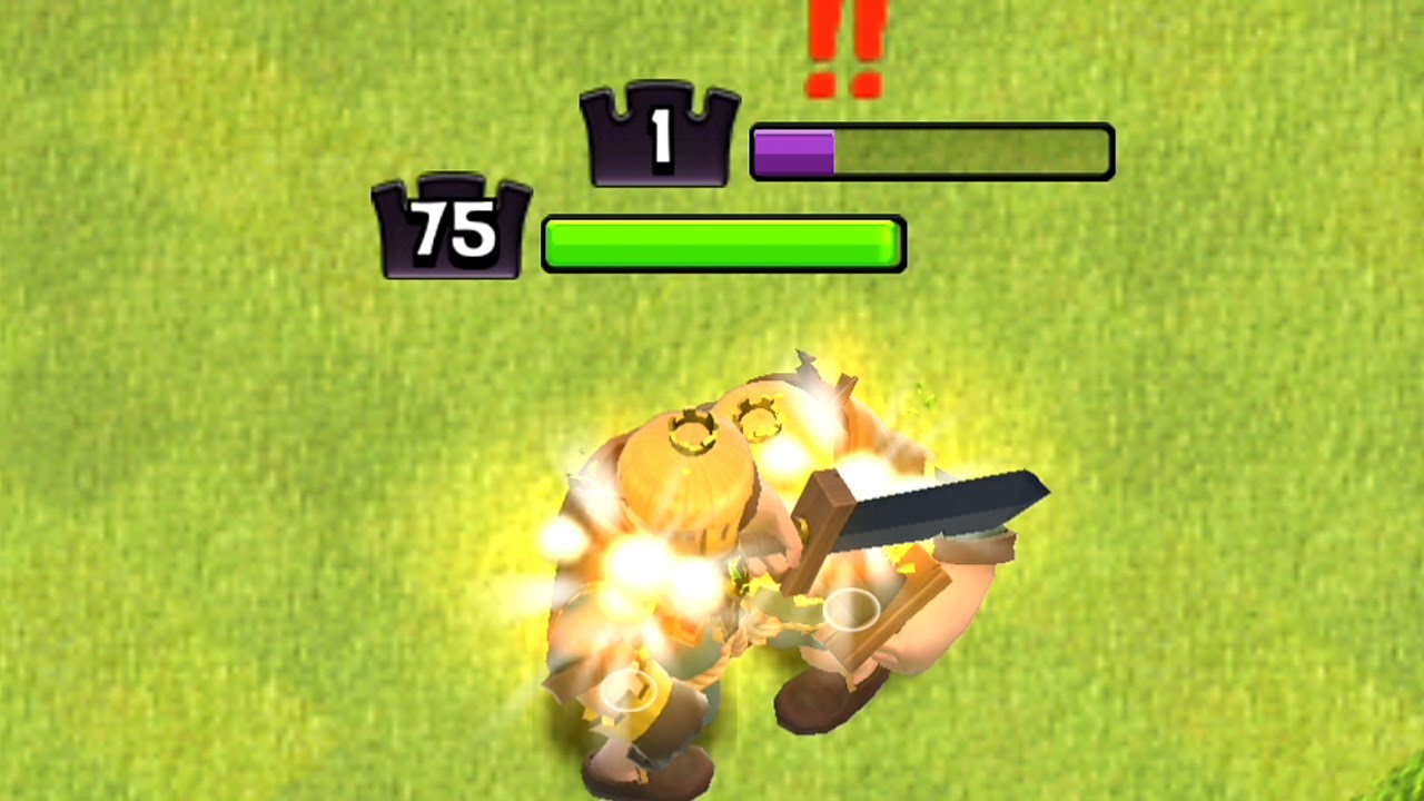 König Maxed gegen Level 1! * Clash of Clans * CoC