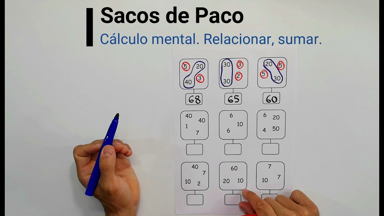 29. SUMA. SACOS DE PACO